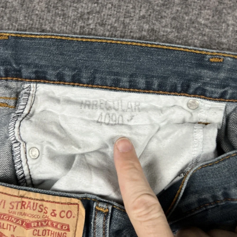 Vintage Levis‎ 559 Jeans Mens Tag 36x32 Blue Relaxed Denim Work Y2K W34 L31.5